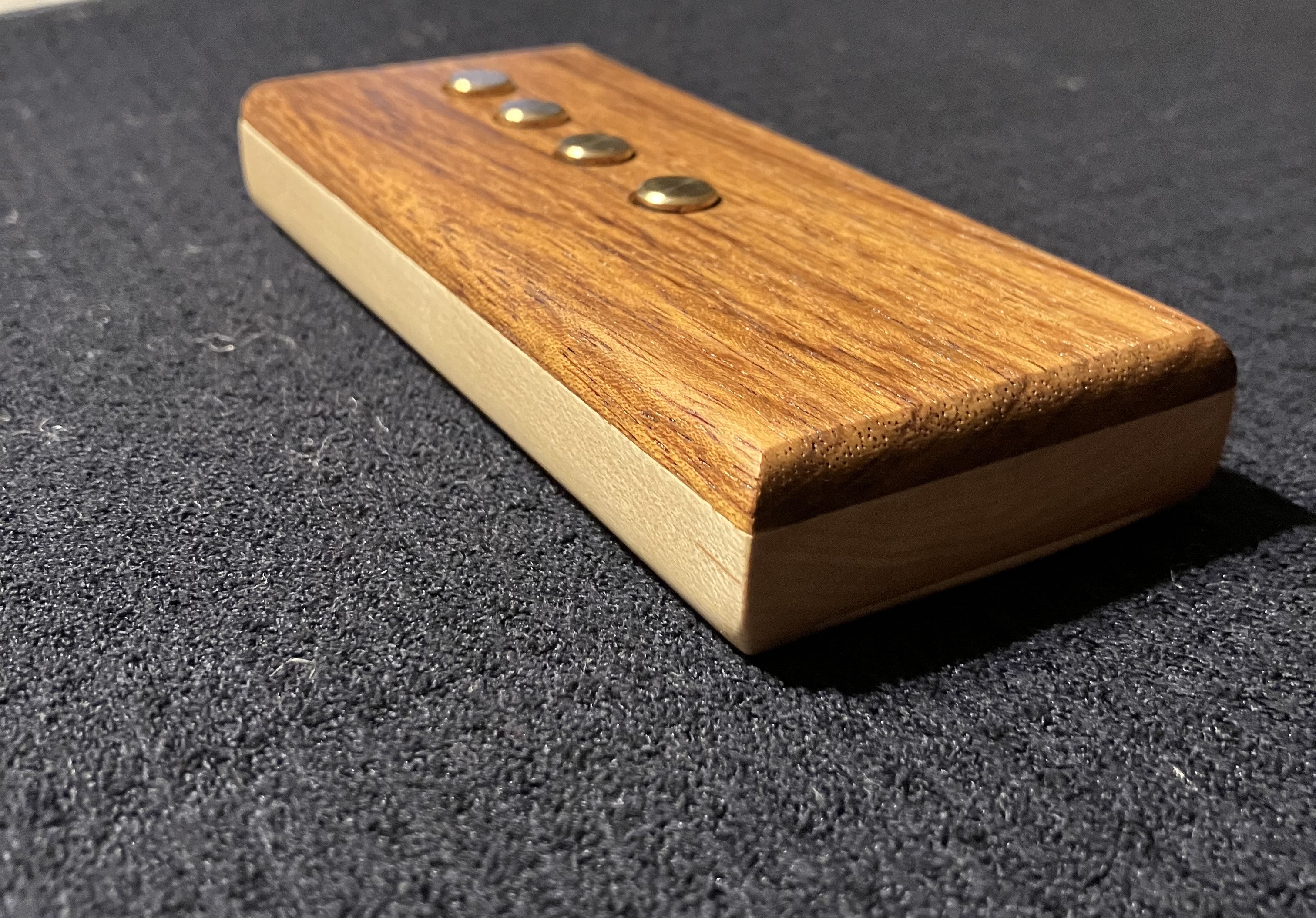 Brazilian cherry/maple 4 button remote