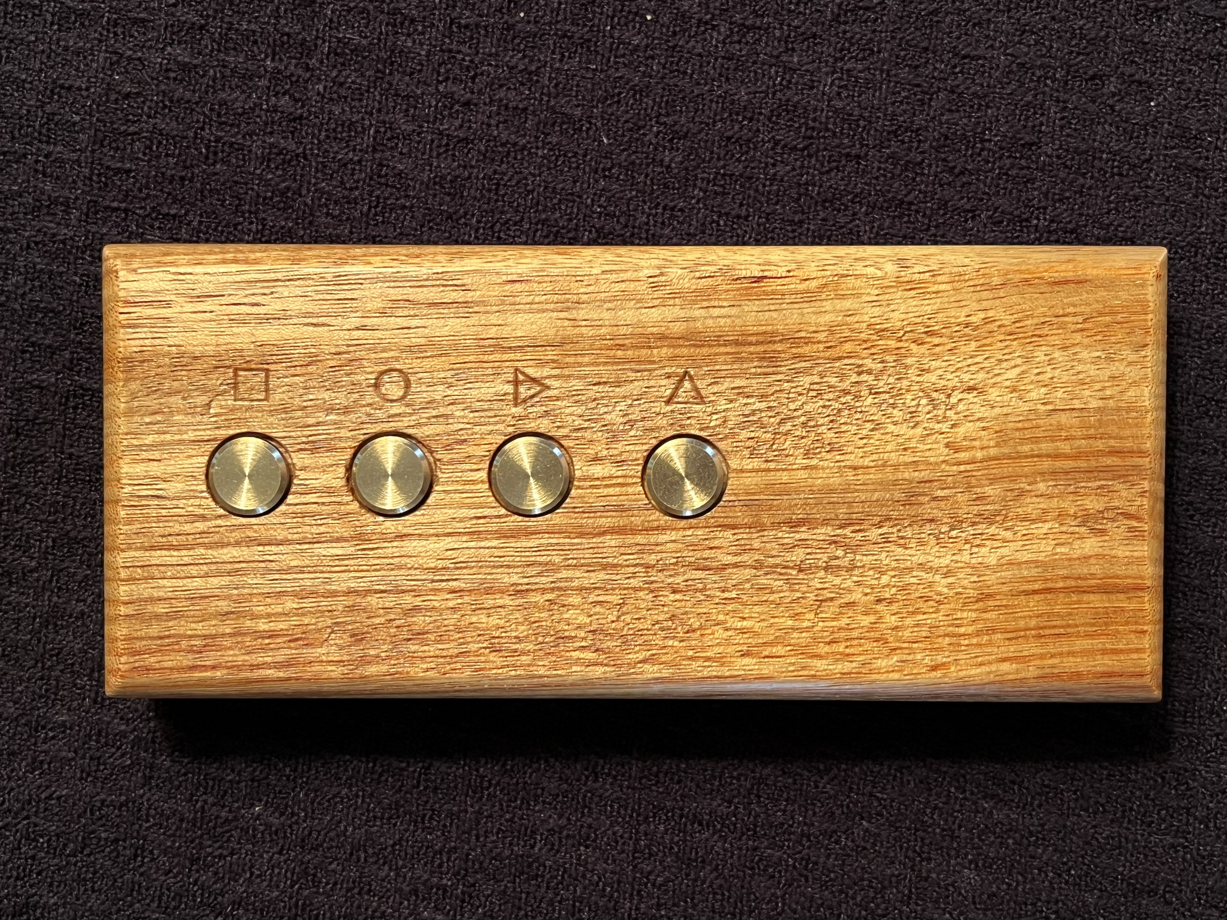 Canary and mahogany remote